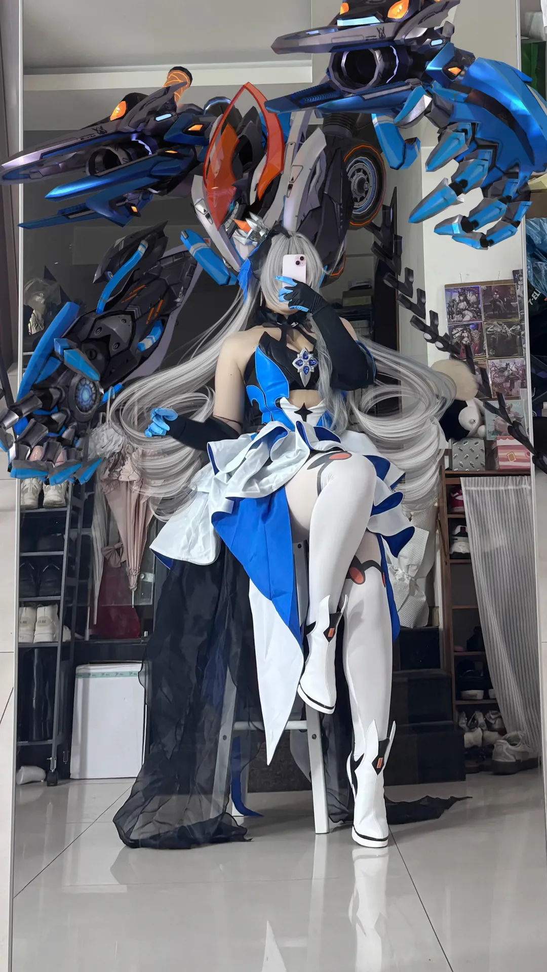 崩壊 3rd, ブローニャ コスプレ, コスプレ試着, 機械装甲コスプレ, 二次元自撮り