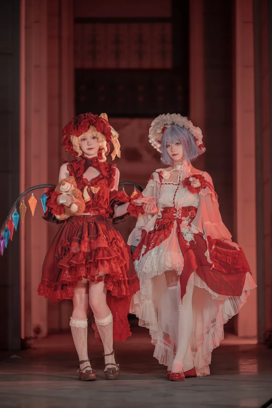 東方Project, 二人コスプレ, ゴシック風, フランドール・スカーレット コスプレ, カメリア