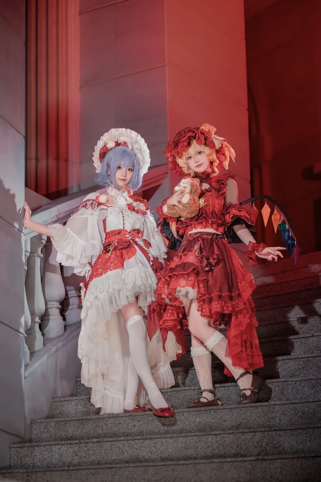 东方Project, 双人cos, 哥特风, 芙兰朵露cos, 卡米莉亚 - 第2张