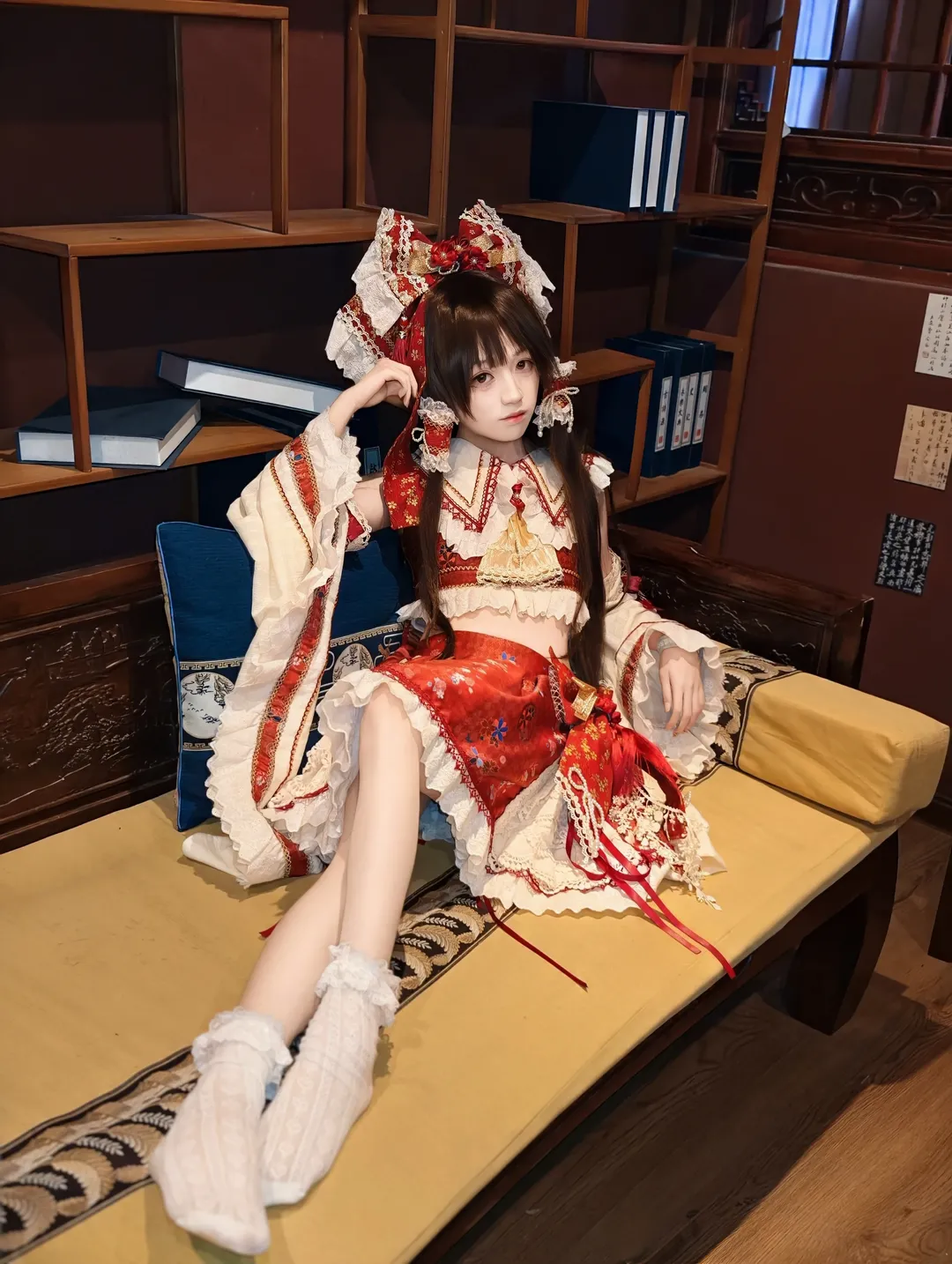 Cosplay, 古风摄影, 博丽灵梦cos, 东方project, 汉服风格