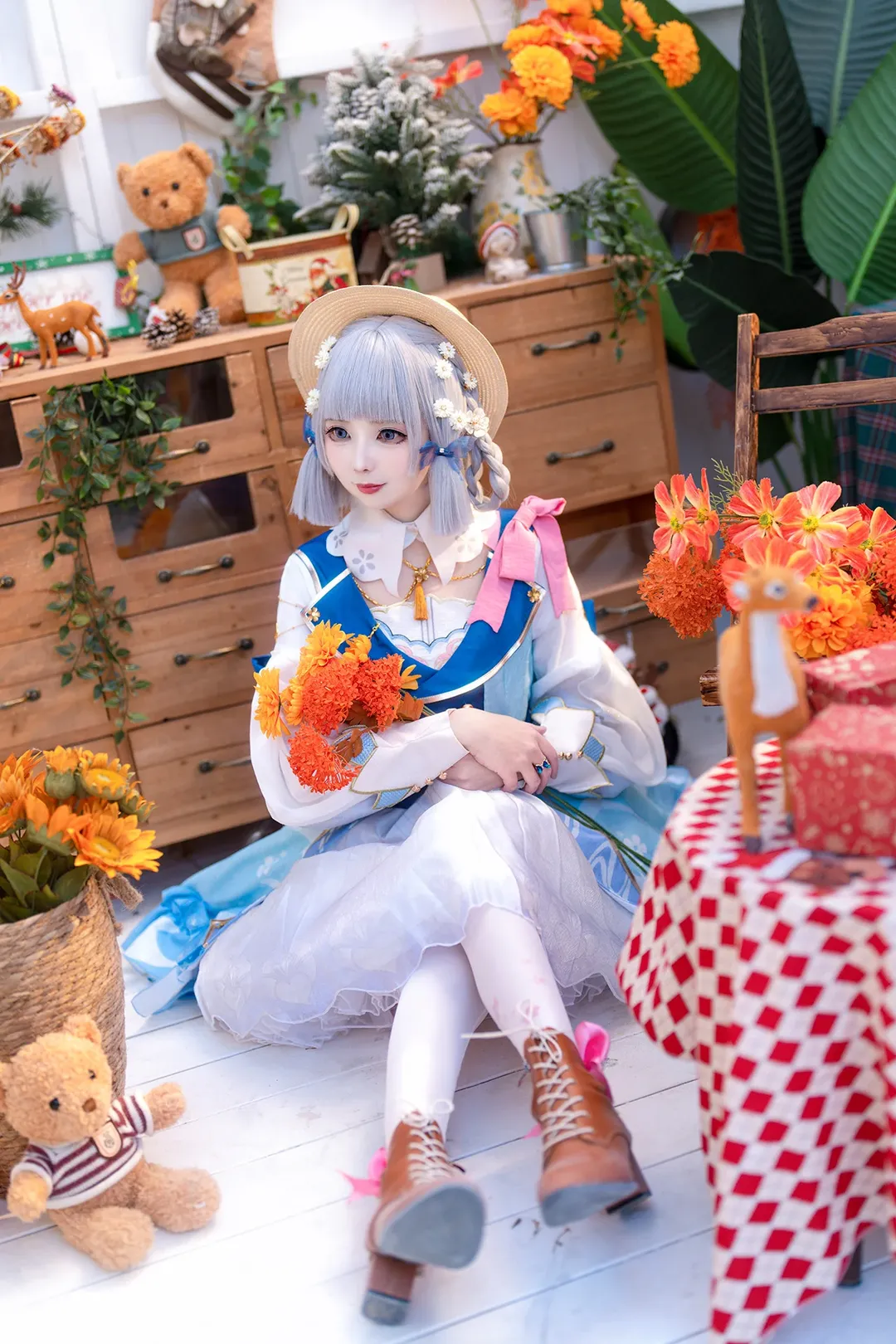 Cosplay, 原神, 角色还原, 神里绫华cos, 提瓦特工坊 - 第3张