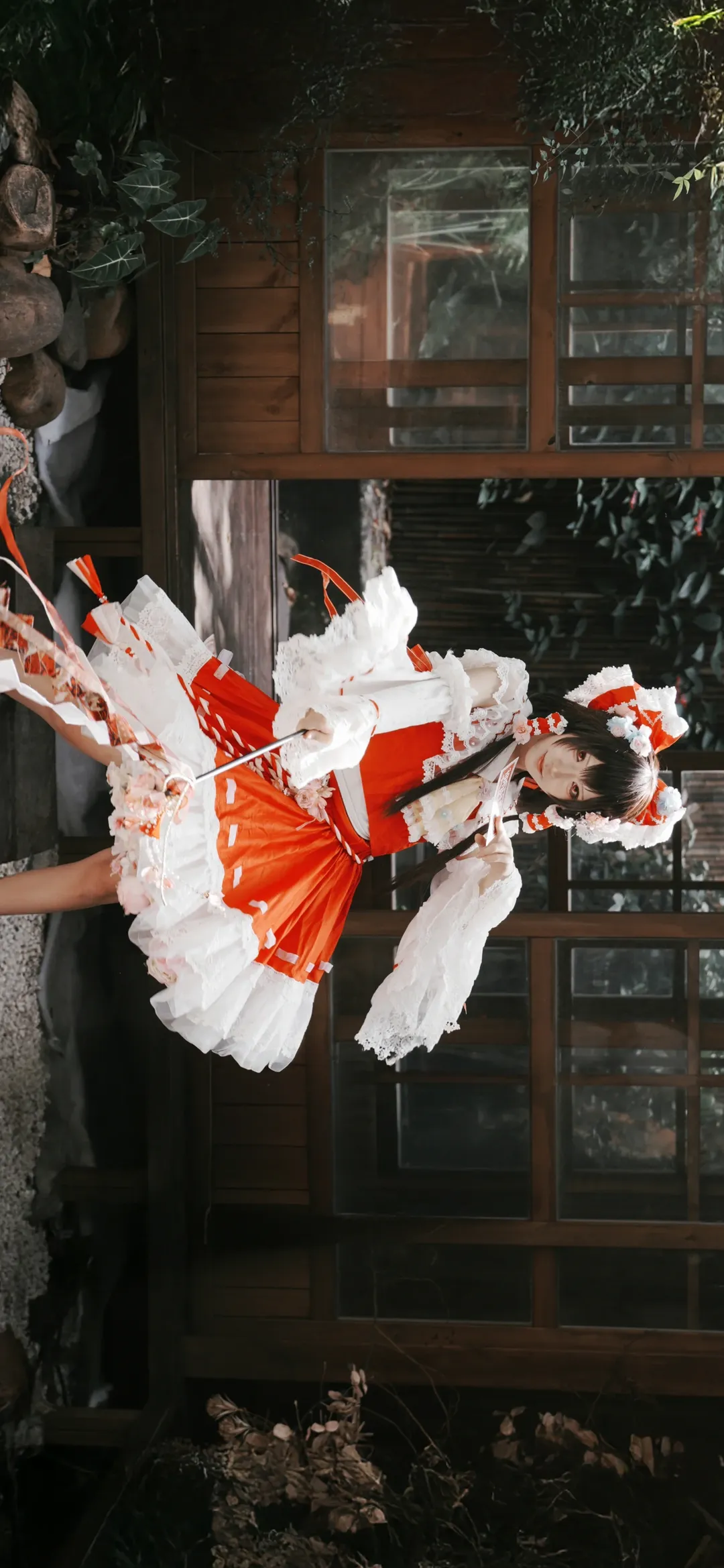 博丽灵梦cos, 东方Project, 巫女, 二次元cos, 新春