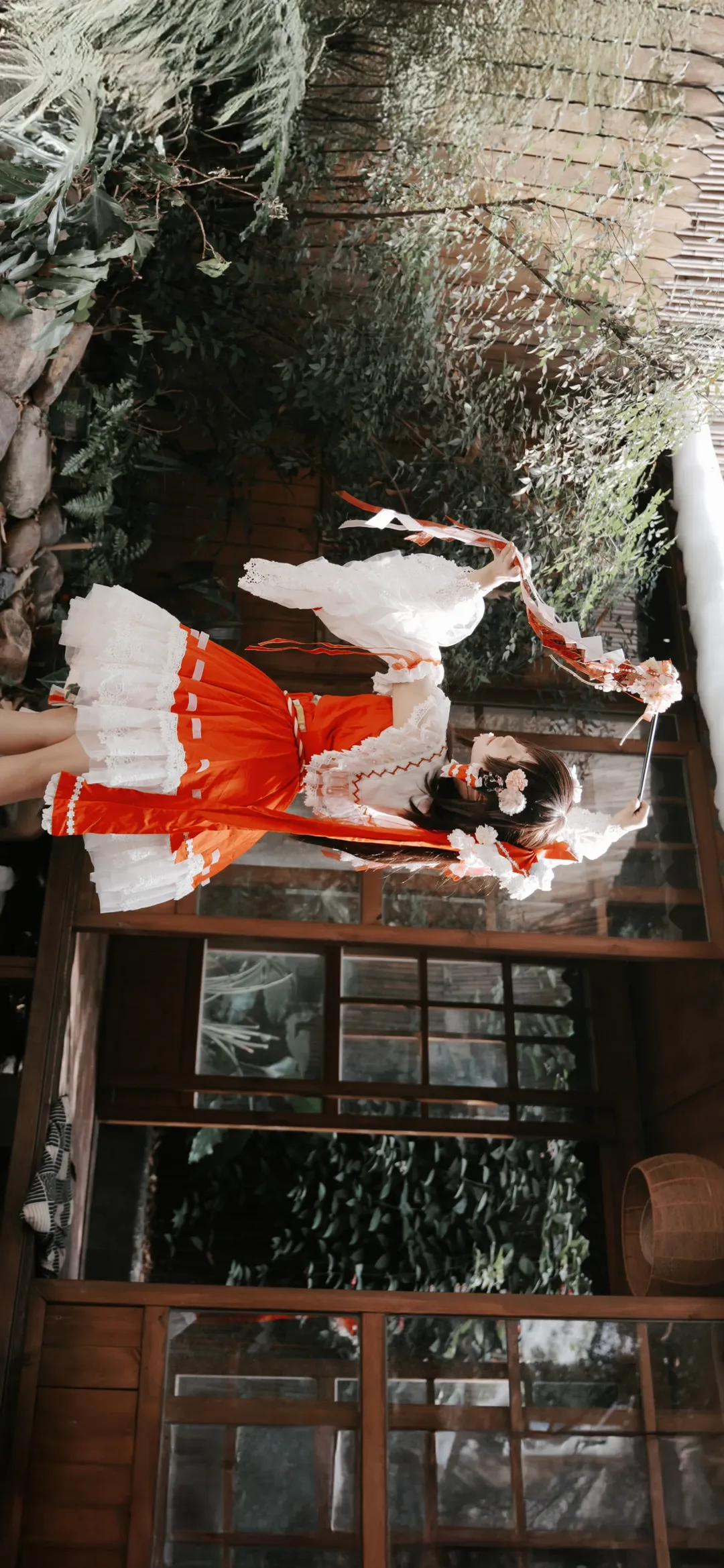 博丽灵梦cos, 东方Project, 巫女, 二次元cos, 新春 - 第7张