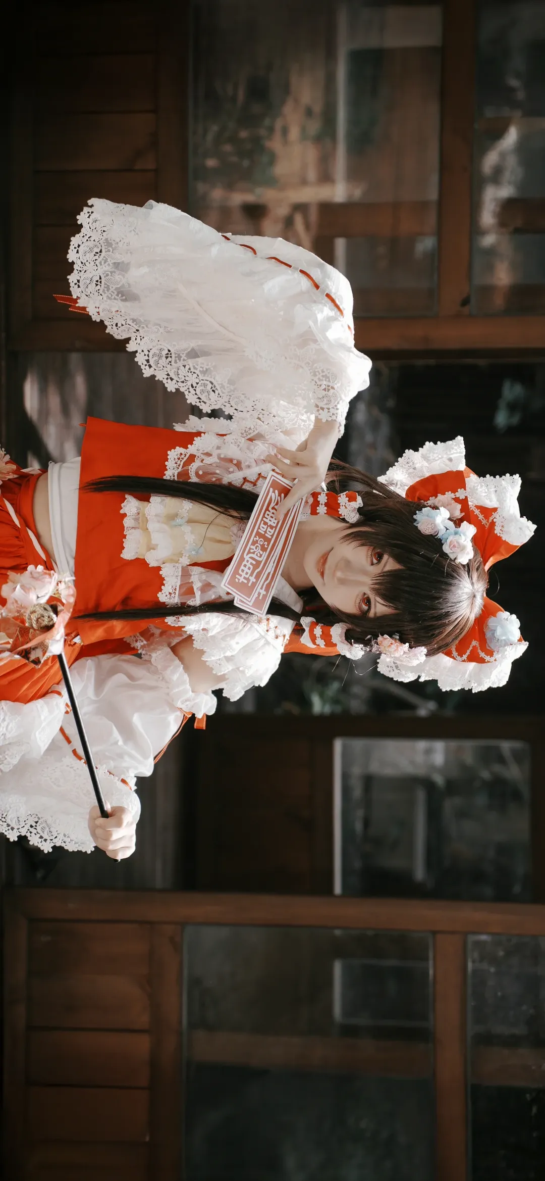 博丽灵梦cos, 东方Project, 巫女, 二次元cos, 新春 - 第8张