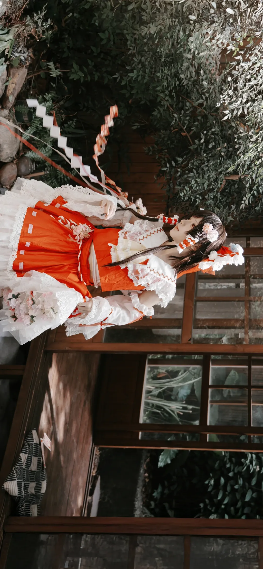 博丽灵梦cos, 东方Project, 巫女, 二次元cos, 新春 - 第9张