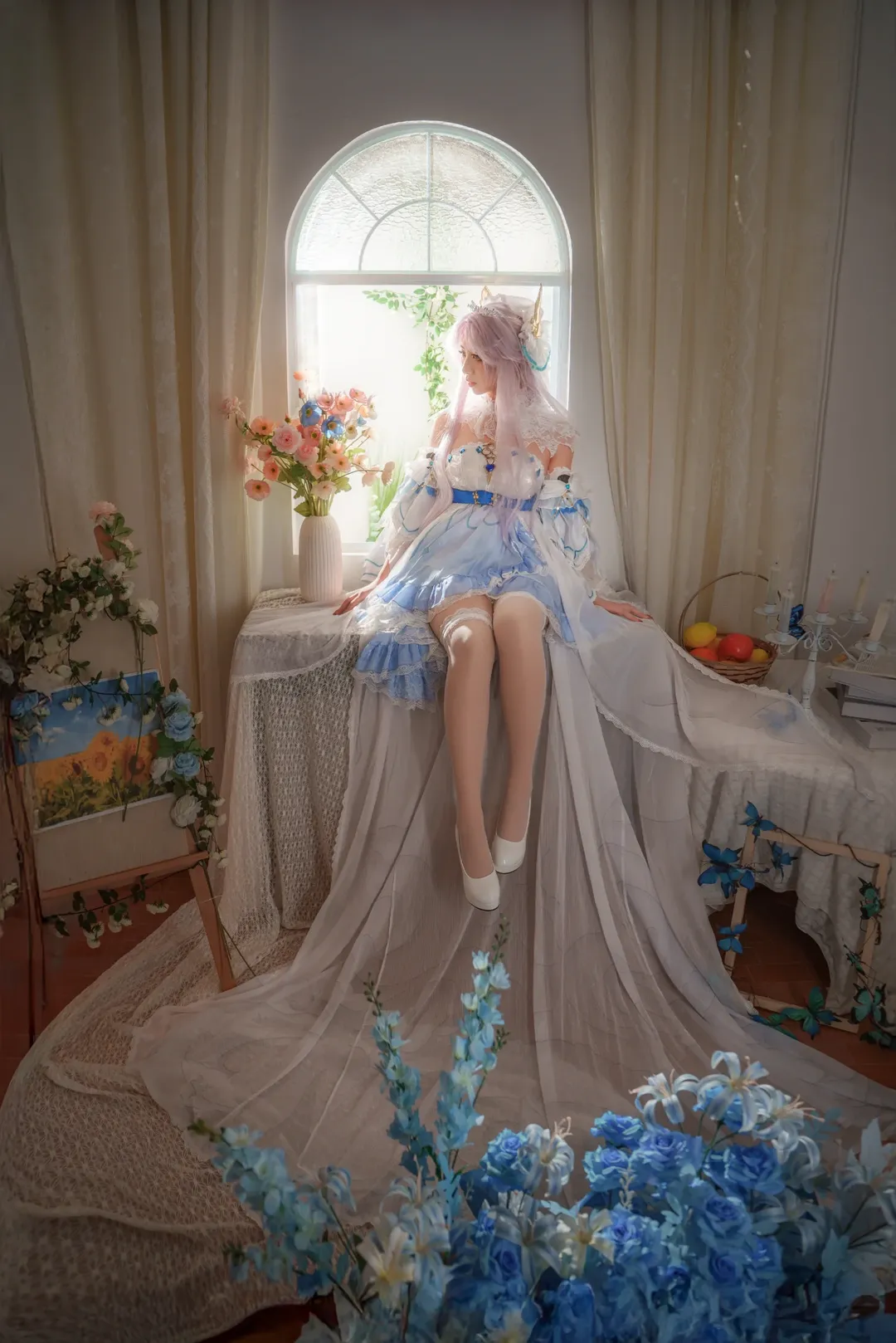 Character accuracy, Honor of Kings, Bride cosplay, Daqiao, Aesthetic outfit - Image 2