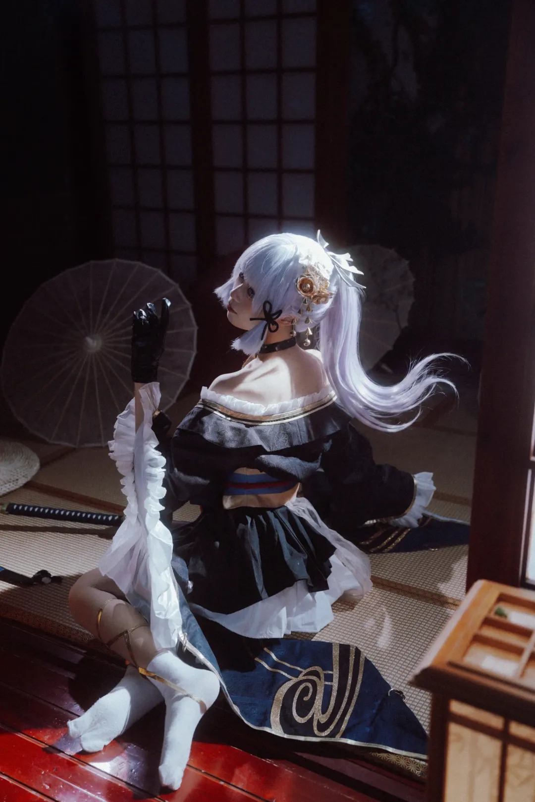 原神, 角色还原, 和风摄影, 神里绫华cos, 黑道千金 - 第2张