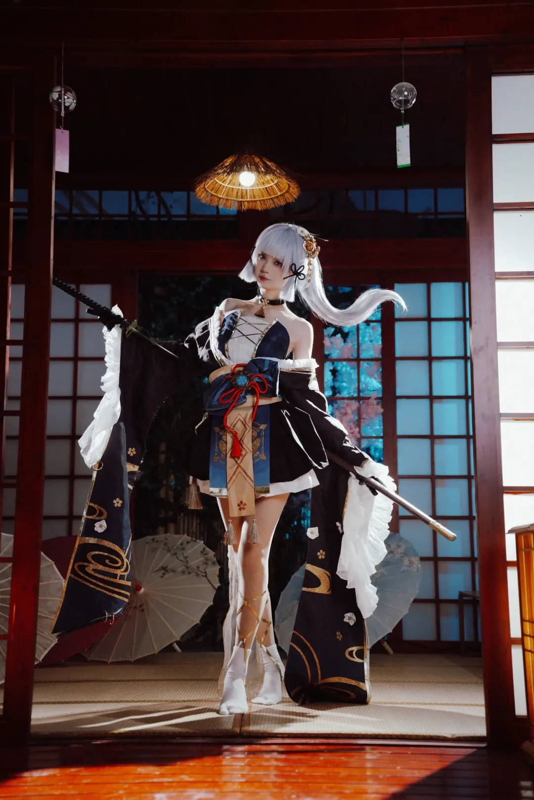 原神, 角色还原, 和风摄影, 神里绫华cos, 黑道千金 - 第4张