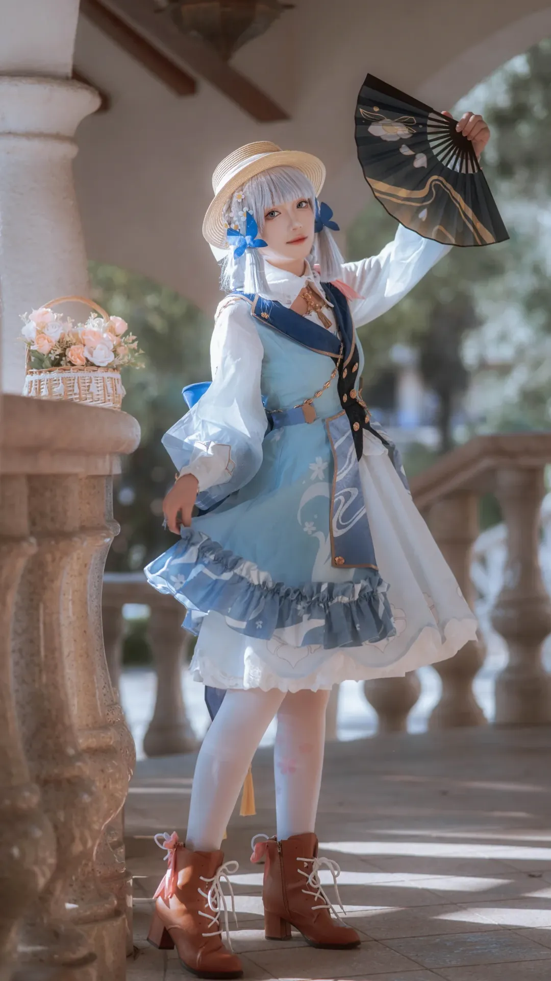 原神, 神里绫华cos, 梅州约拍, 花时来信, 唯美cosplay - 第14张