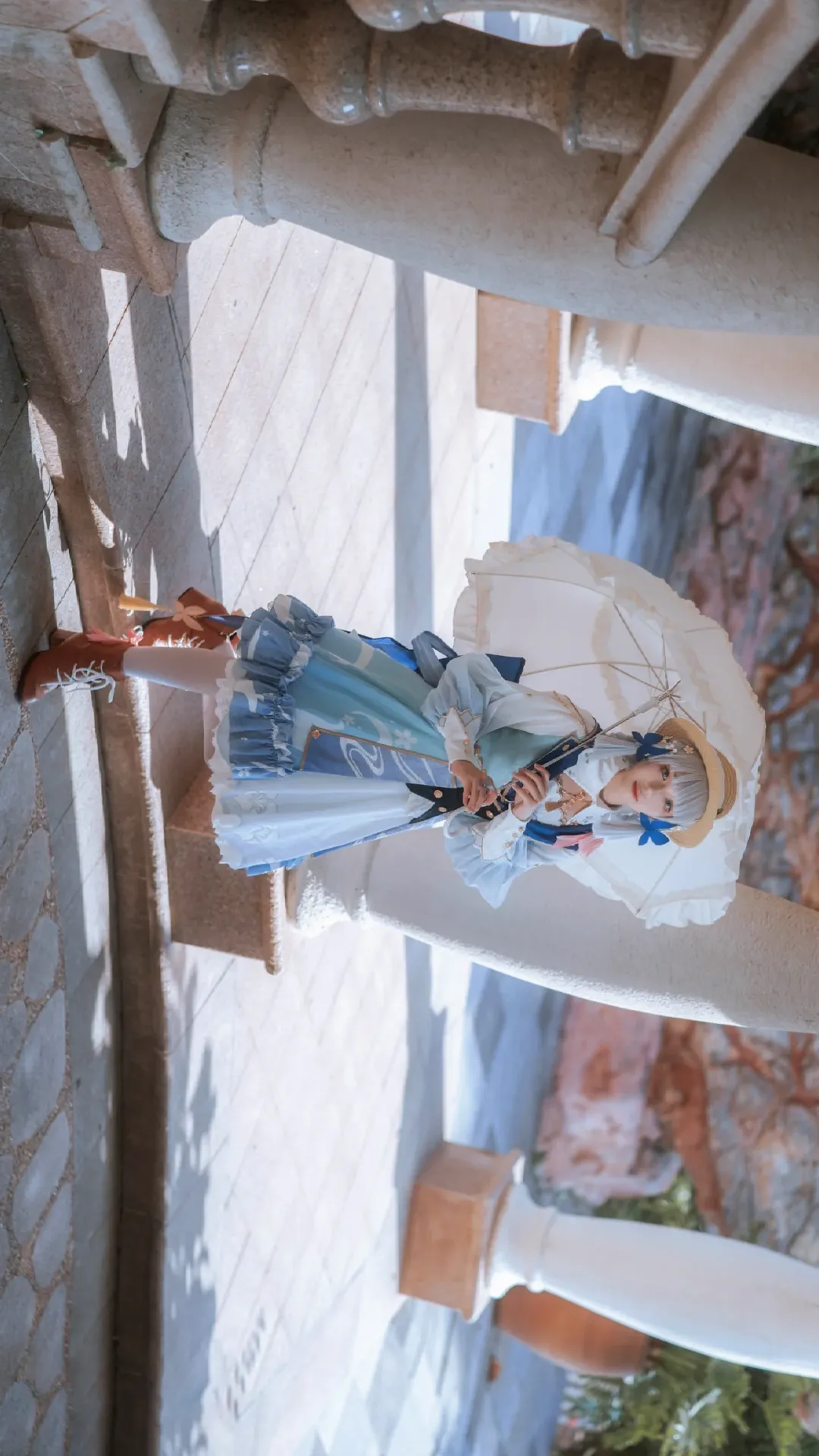 原神, 神里绫华cos, 梅州约拍, 花时来信, 唯美cosplay - 第6张
