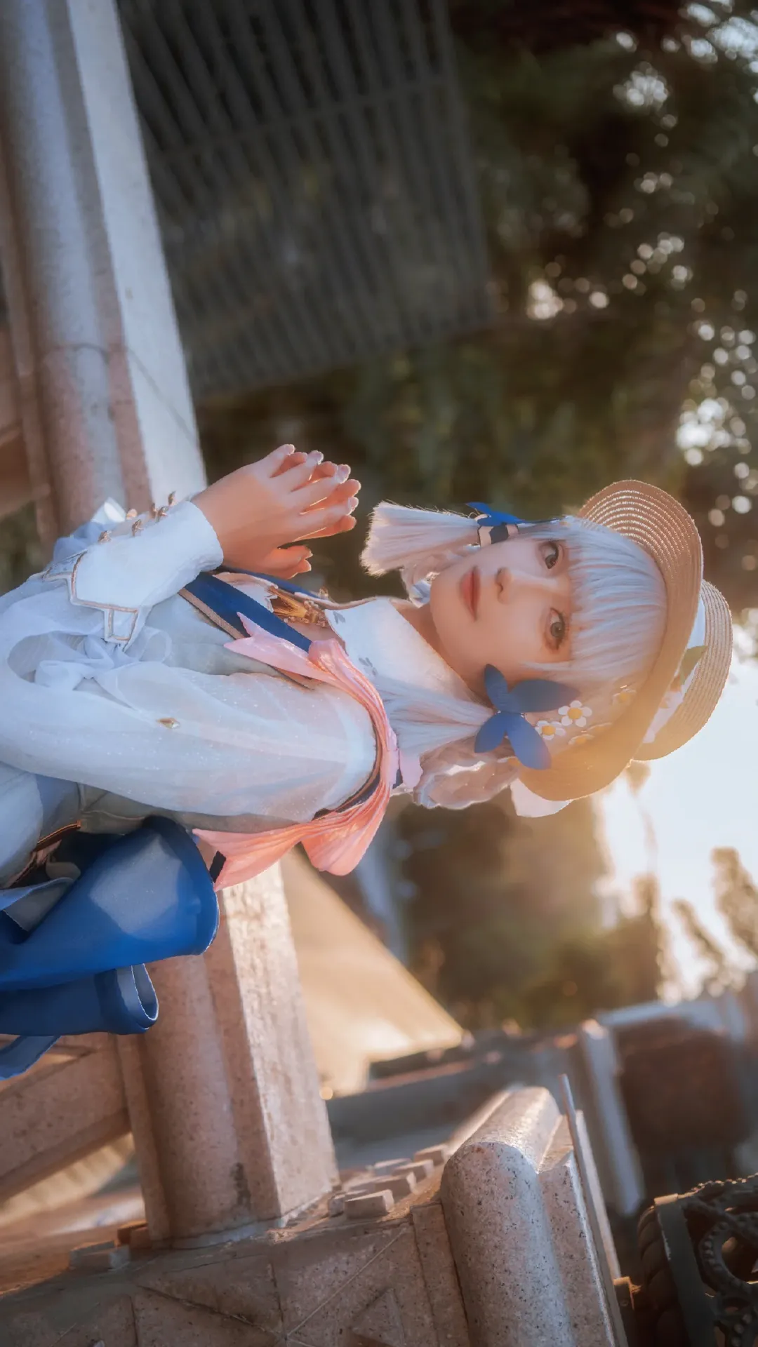 原神, 神里绫华cos, 梅州约拍, 花时来信, 唯美cosplay - 第7张