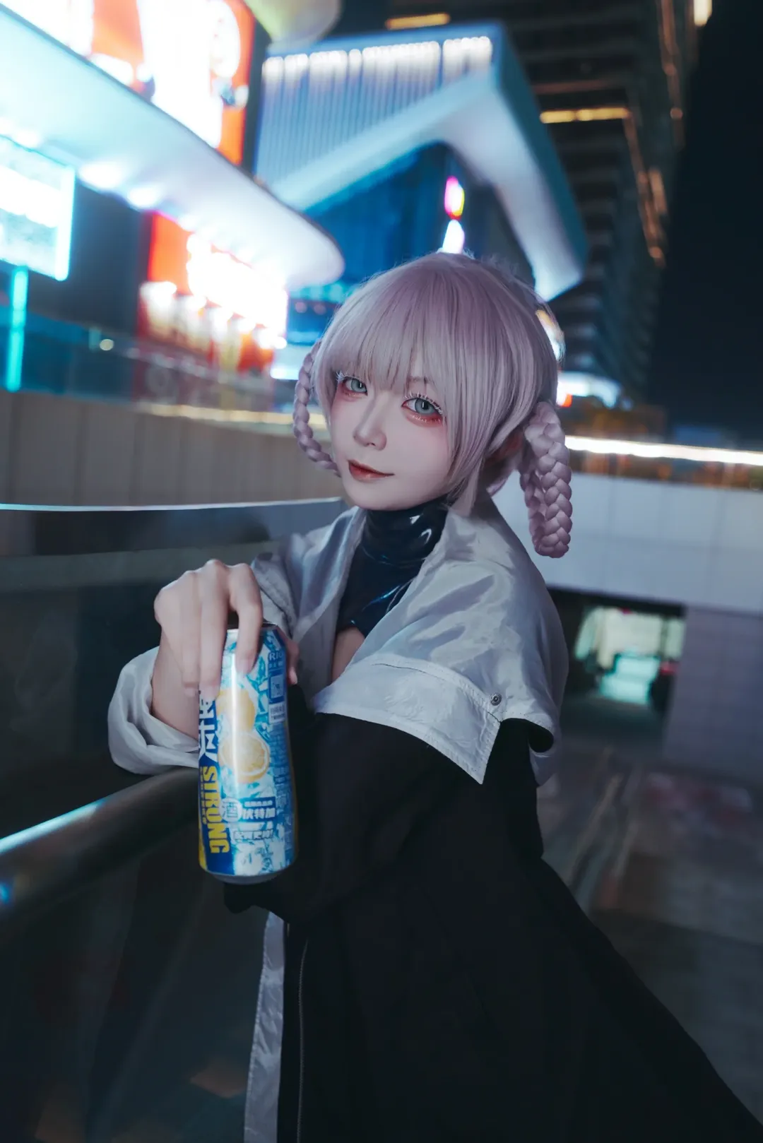 Cosplay, 七草荠cos, 彻夜之歌, 城市夜景, 工业风 - 第4张