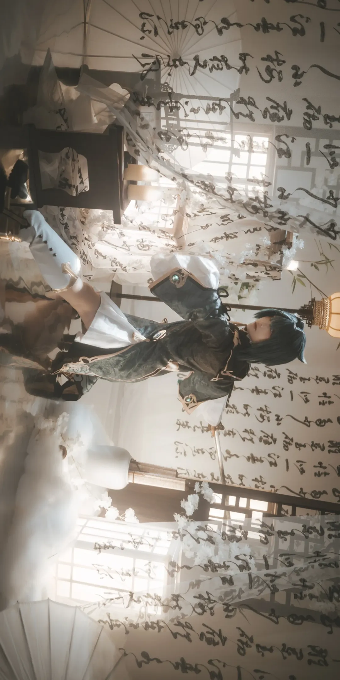 原神, 中国美学, 二次元視覚プロジェクト, 行秋コスプレ, 梅州での撮影依頼 - 12枚目