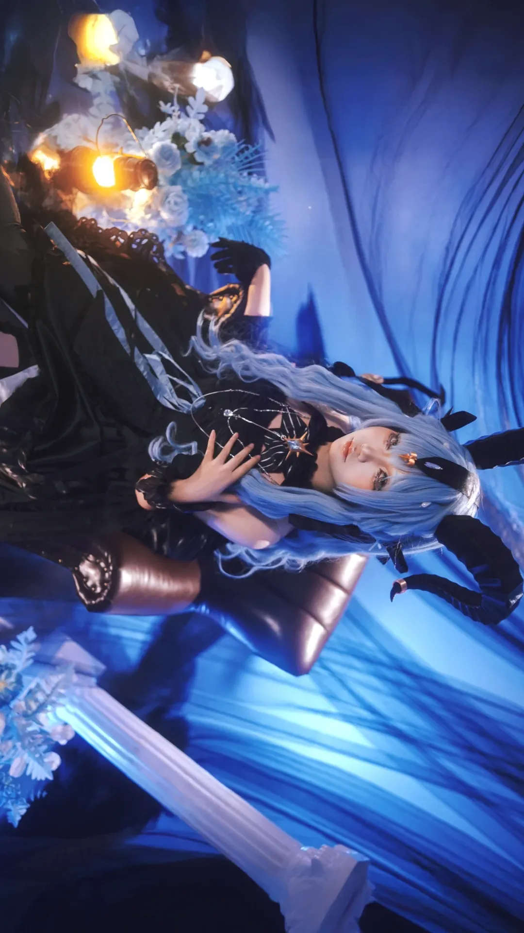 豐川祥子cos, AveMujica, 明日方舟, Cosplay分享, 舞臺風攝影