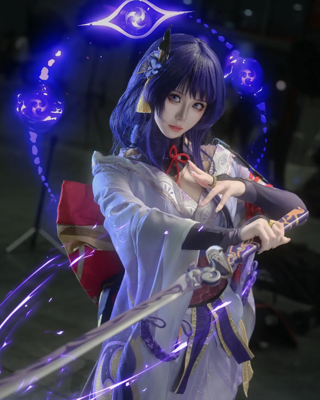 原神, イベント写真, コスプレ撮影, 二次元コスプレイヤー, 雷電将軍コスプレ - 4枚目