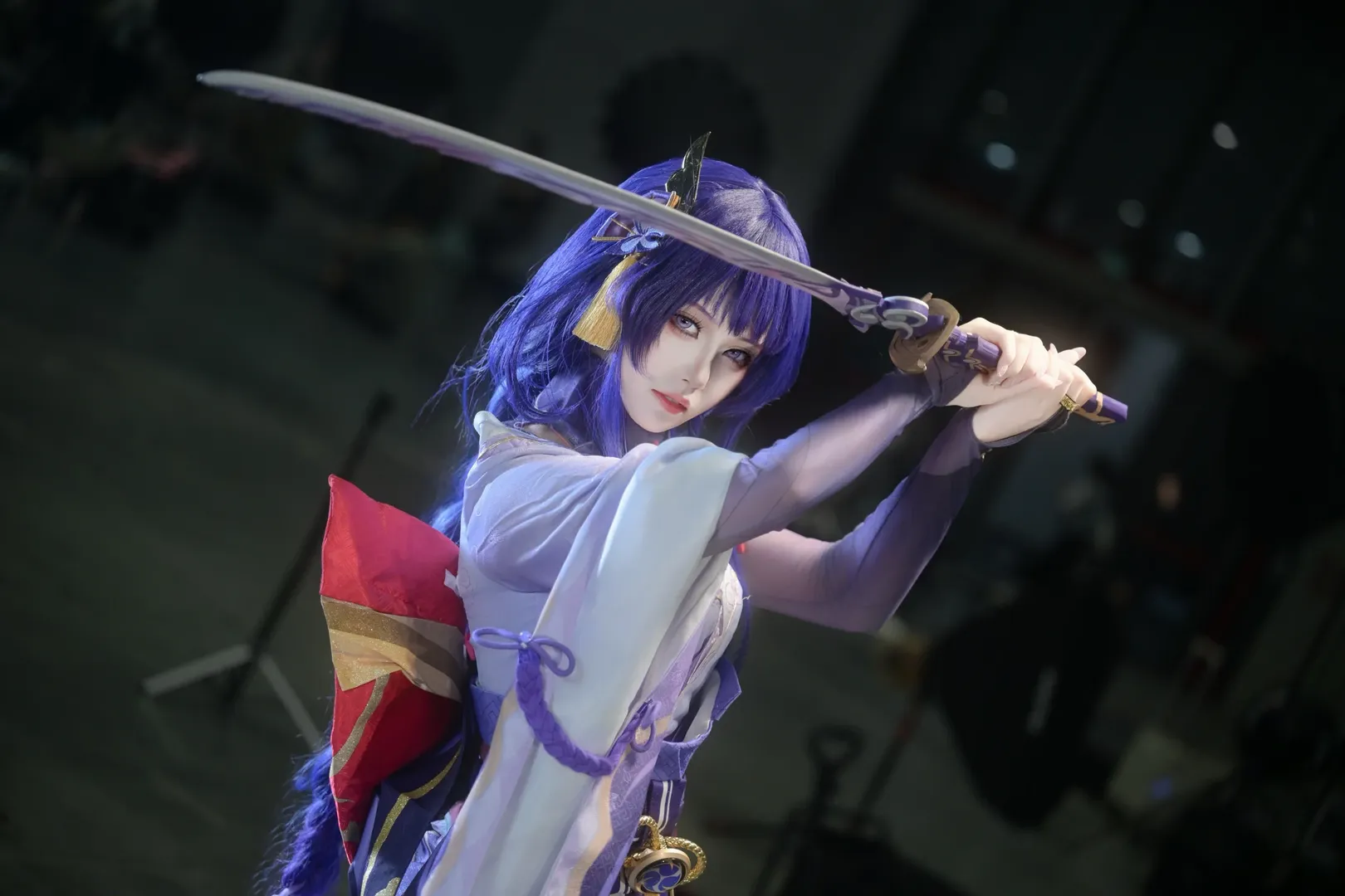 原神, イベント写真, コスプレ撮影, 二次元コスプレイヤー, 雷電将軍コスプレ - 6枚目