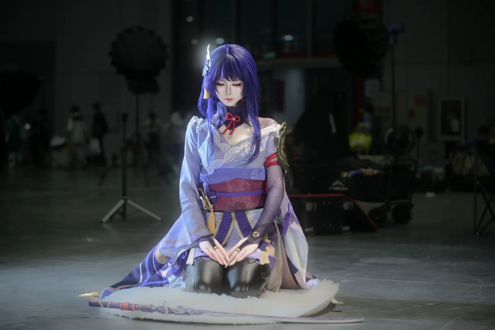 原神, イベント写真, コスプレ撮影, 二次元コスプレイヤー, 雷電将軍コスプレ - 8枚目