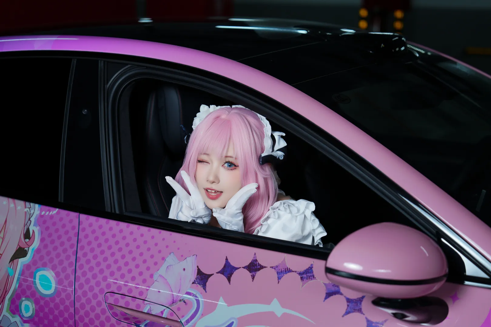 エリシア コスプレ, 崩壊 3rd, イベント撮影, エリシア痛車, コスプレイベント写真 - 2枚目