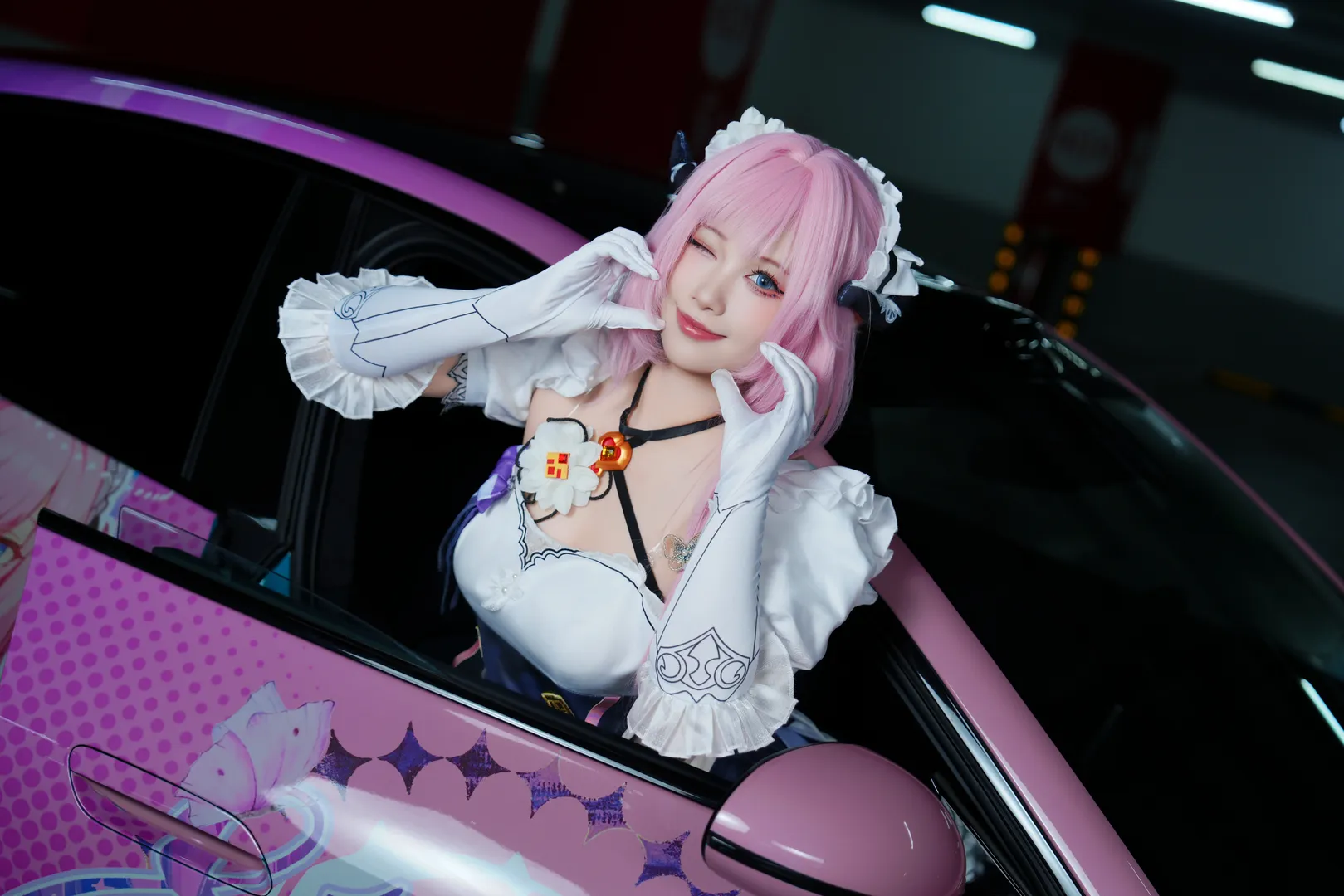 エリシア コスプレ, 崩壊 3rd, イベント撮影, エリシア痛車, コスプレイベント写真 - 6枚目