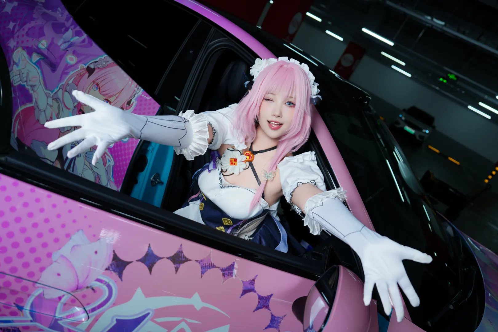 エリシア コスプレ, 崩壊 3rd, イベント撮影, エリシア痛車, コスプレイベント写真 - 7枚目