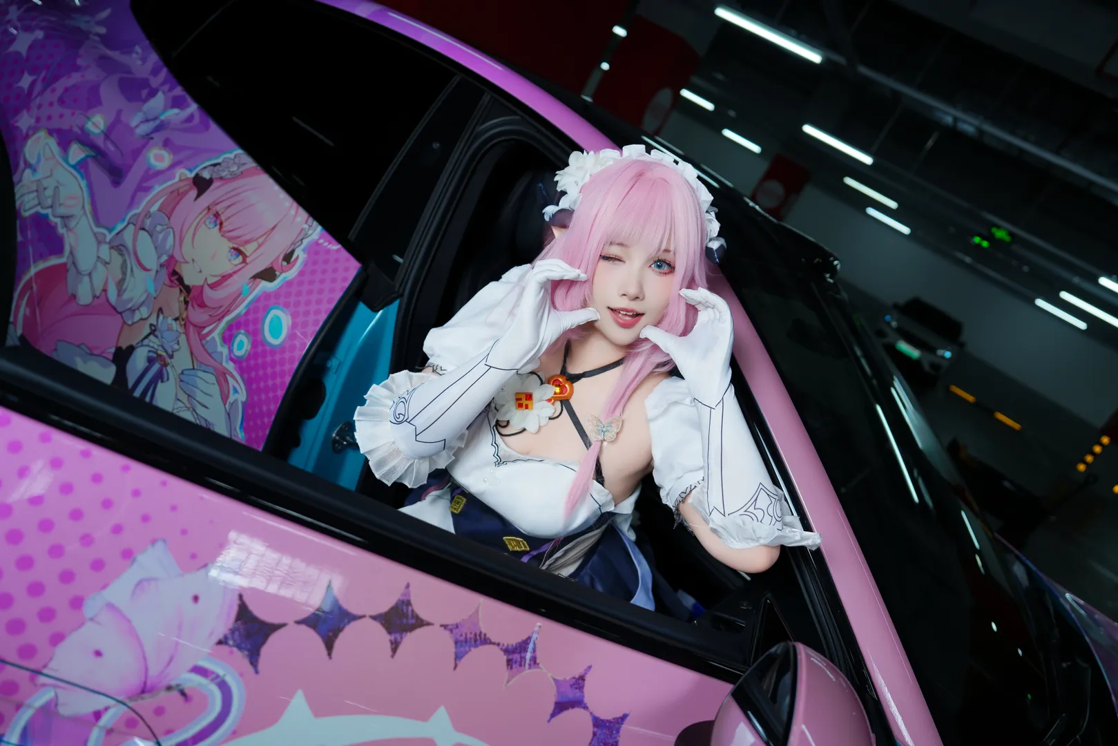 エリシア コスプレ, 崩壊 3rd, イベント撮影, エリシア痛車, コスプレイベント写真 - 8枚目