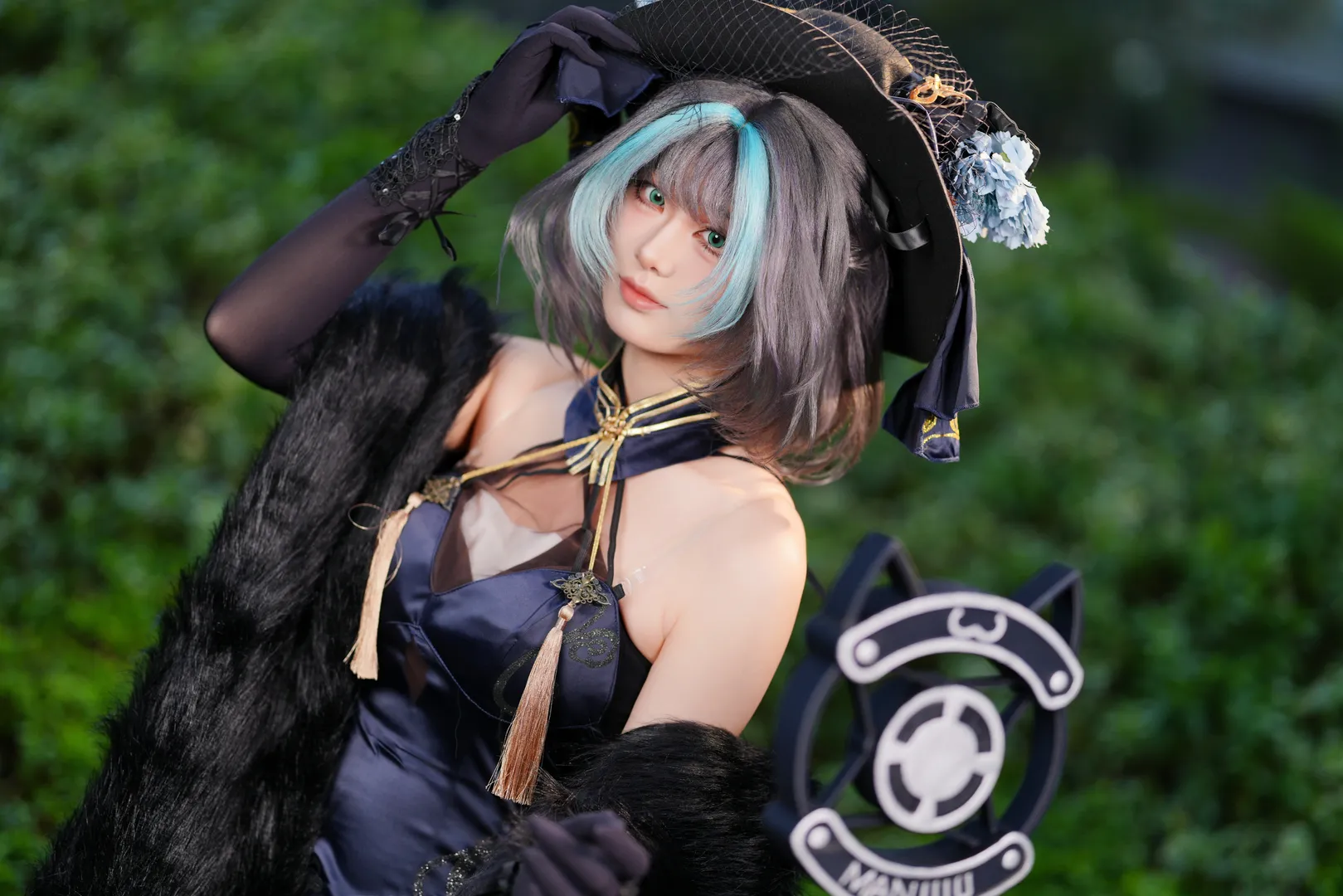 柴郡cos, 碧蓝航线, 萤火虫漫展, 柴郡音乐绚烂, cosplay返图 - 第1张