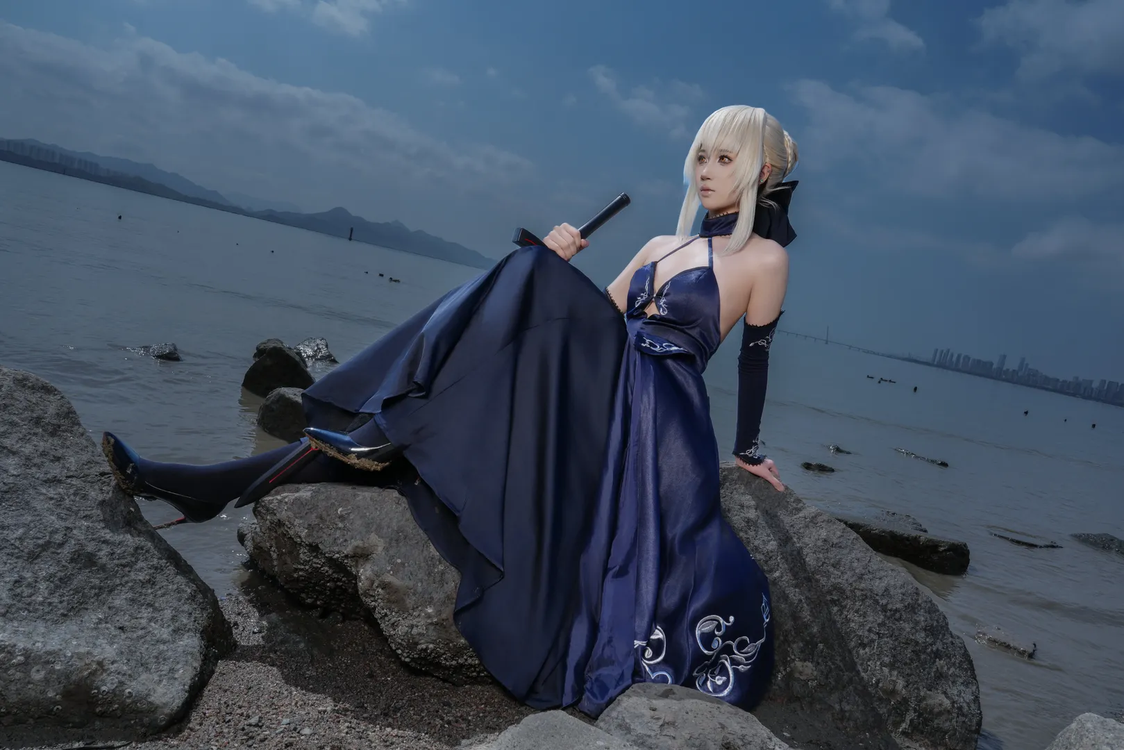 コスプレ, 二次元撮影, アルトリア コスプレ, フェイト, 黒Saber - 10枚目