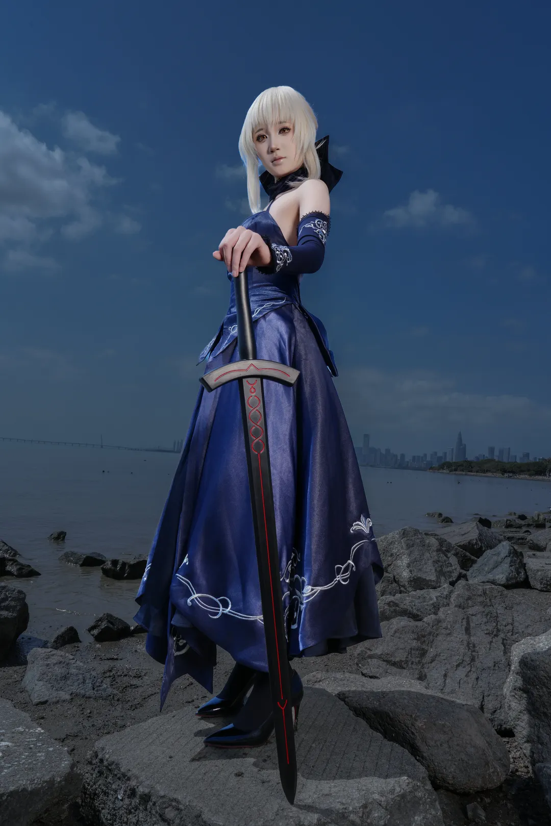cosplay, 二次元摄影, 阿尔托莉雅cos, fate, 黑呆