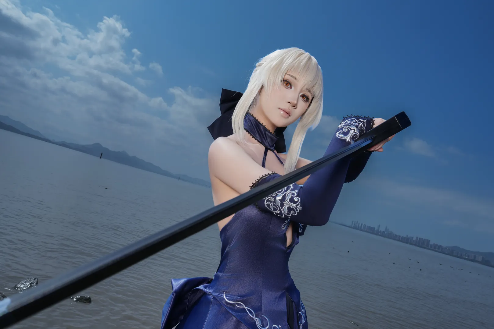 コスプレ, 二次元撮影, アルトリア コスプレ, フェイト, 黒Saber - 5枚目