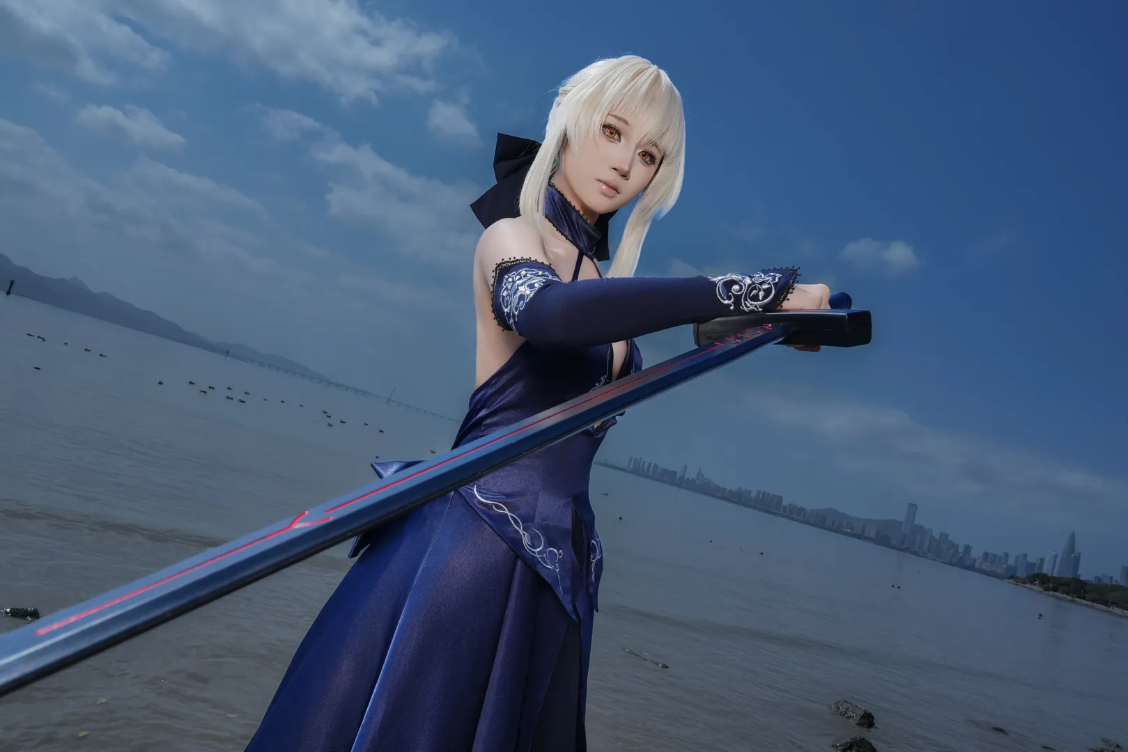 コスプレ, 二次元撮影, アルトリア コスプレ, フェイト, 黒Saber - 6枚目