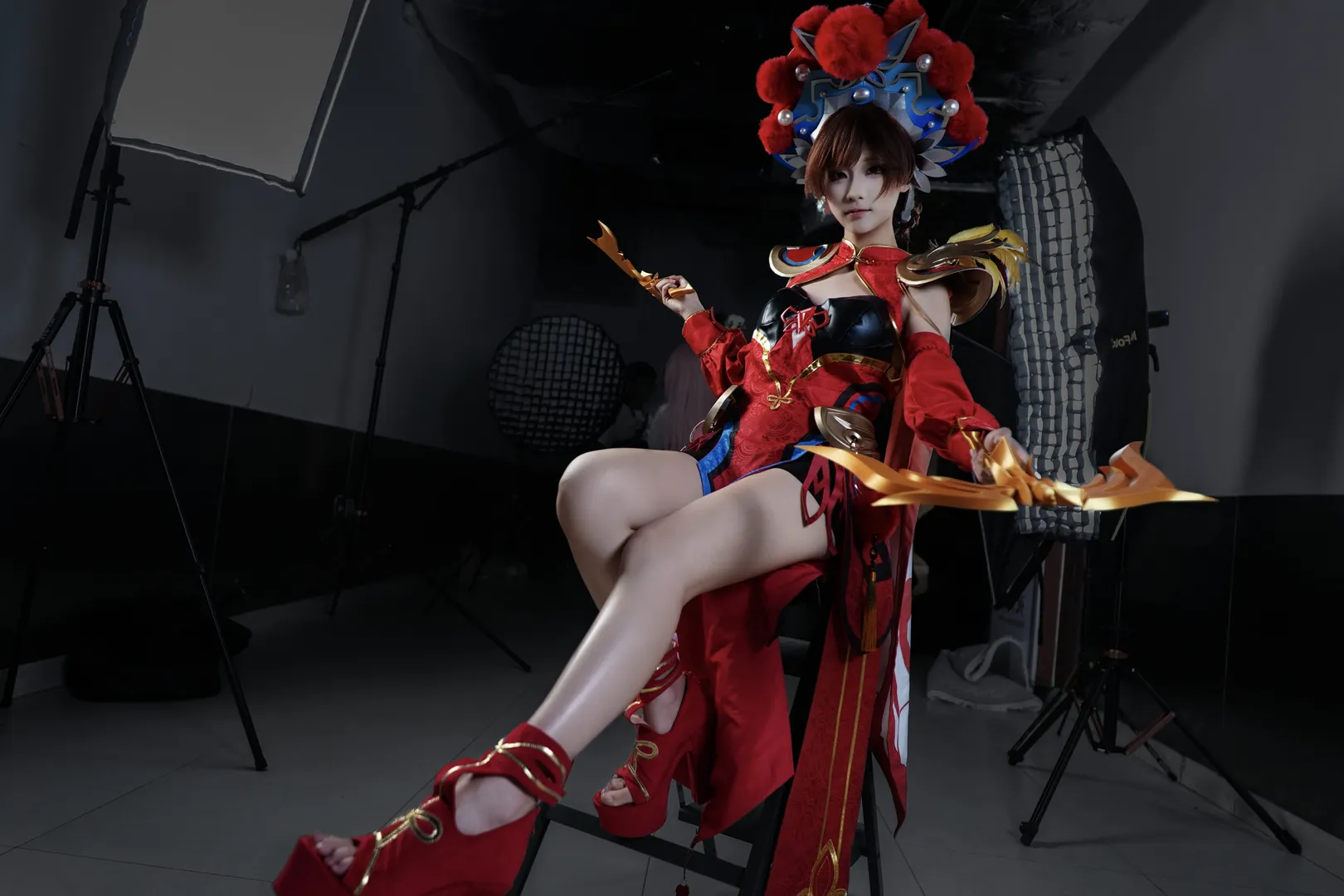 王者荣耀, 古风cosplay, 国风二次元, 虞姬cos, 霸王别姬cos
