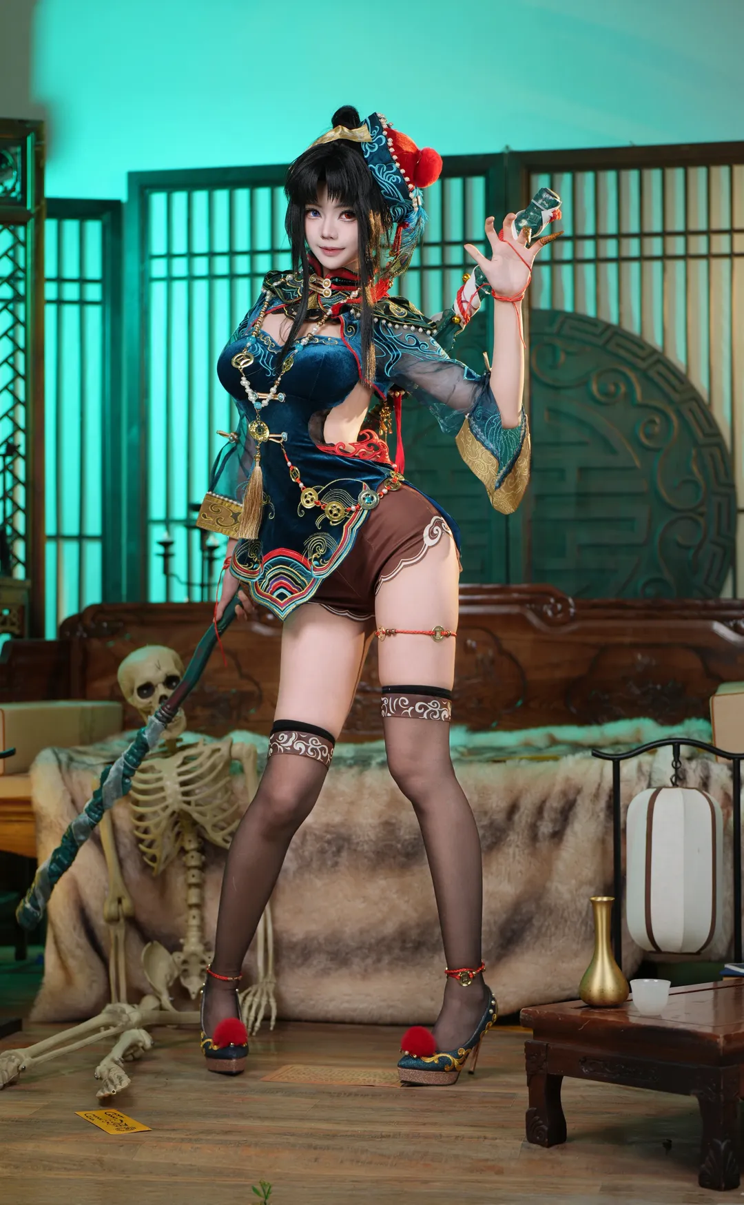 角色还原, cosplay, 玉玲珑cos, 永劫无间, 狐灵