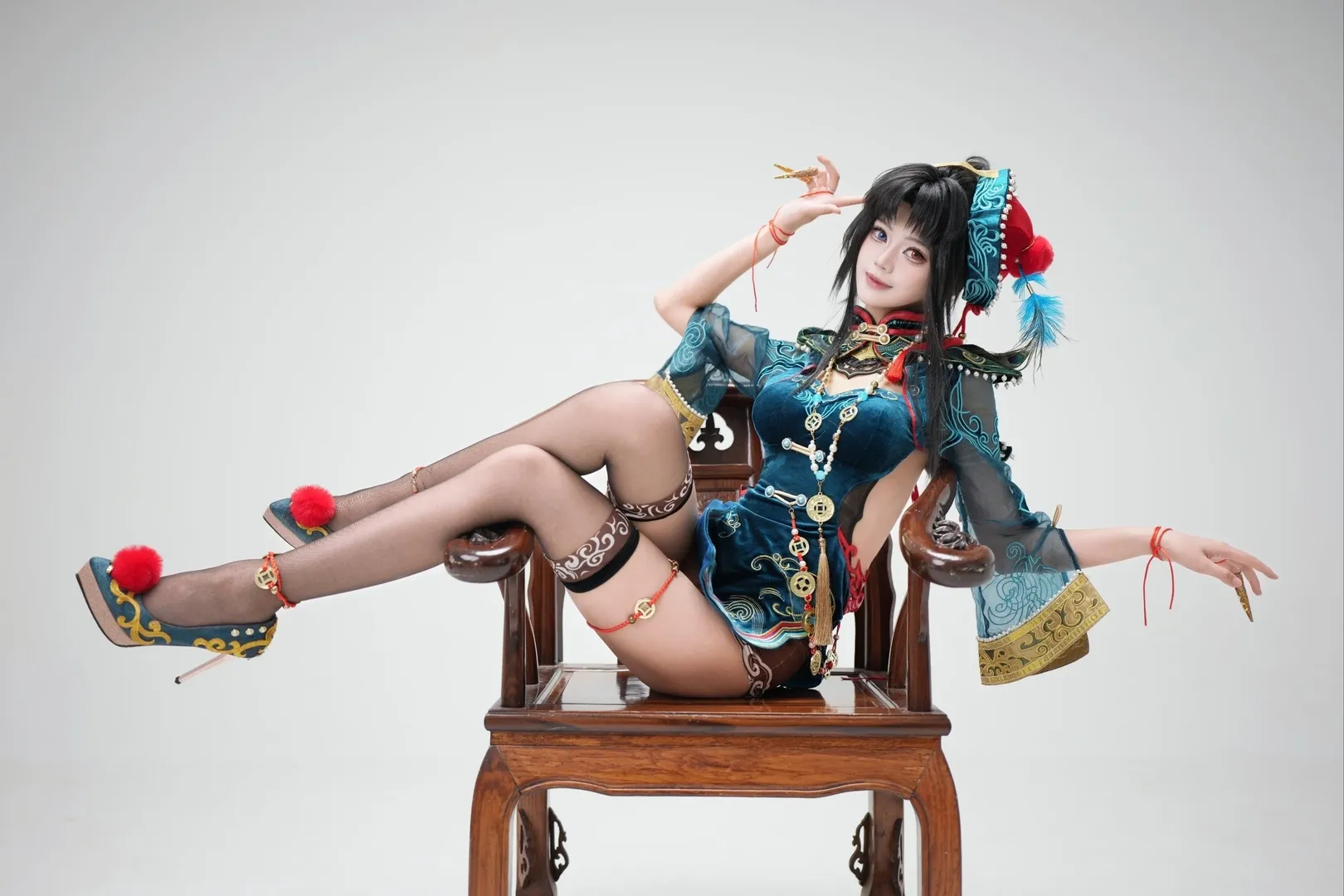 角色还原, cosplay, 玉玲珑cos, 永劫无间, 狐灵 - 第2张