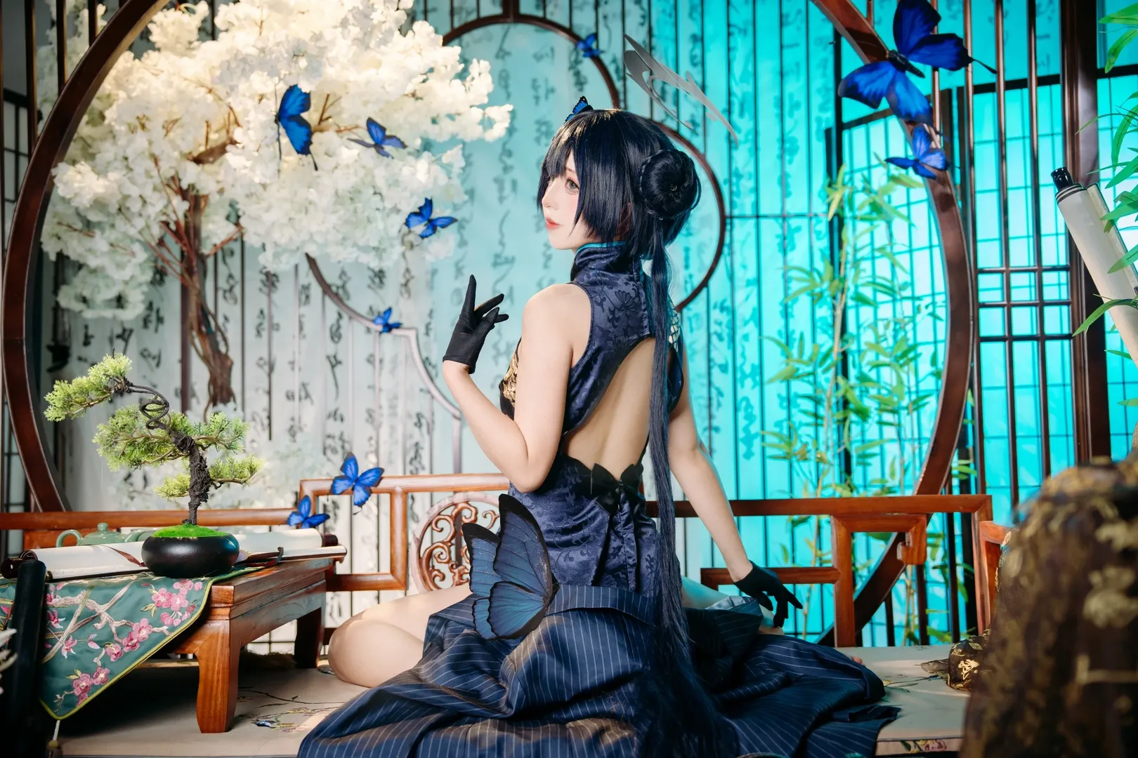 Cosplay, 角色还原, 蔚蓝档案, 妃咲cos, 中式美学 - 第2张