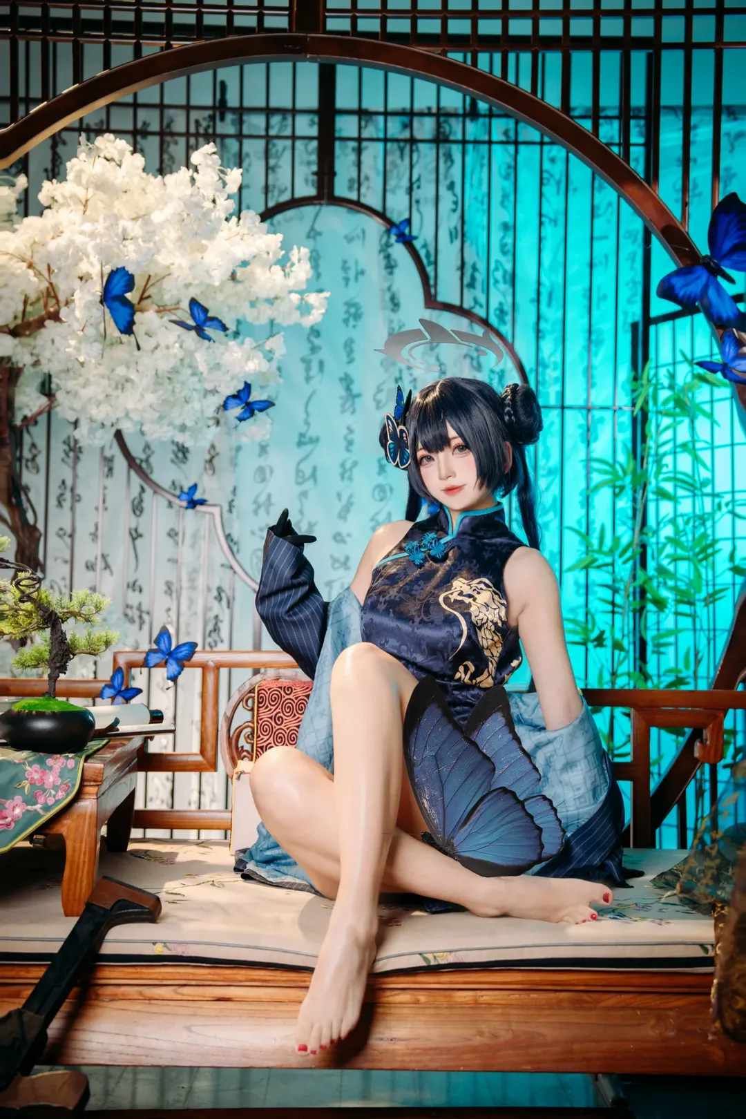 Cosplay, 角色还原, 蔚蓝档案, 妃咲cos, 中式美学 - 第3张