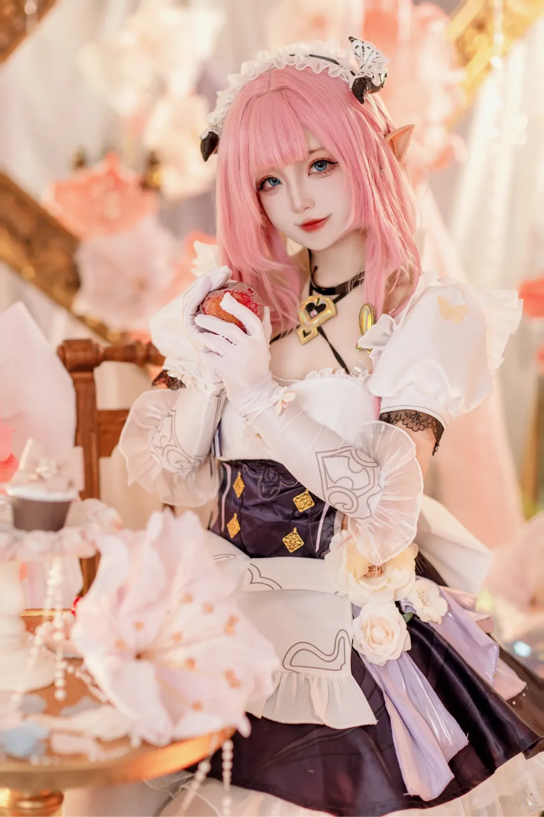 エリシア コスプレ, 崩壊 3rd, 2次元少女, コスプレ撮影, ピンクの妖精 - 2枚目