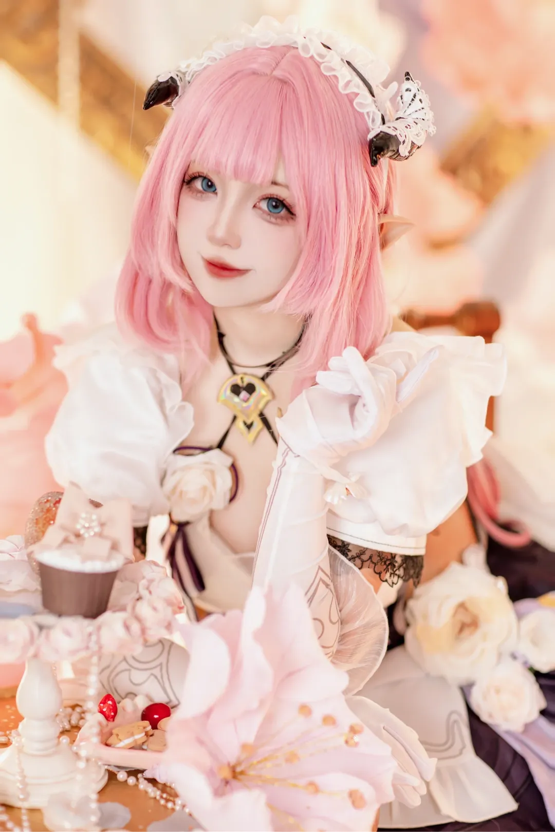 エリシア コスプレ, 崩壊 3rd, 2次元少女, コスプレ撮影, ピンクの妖精 - 3枚目