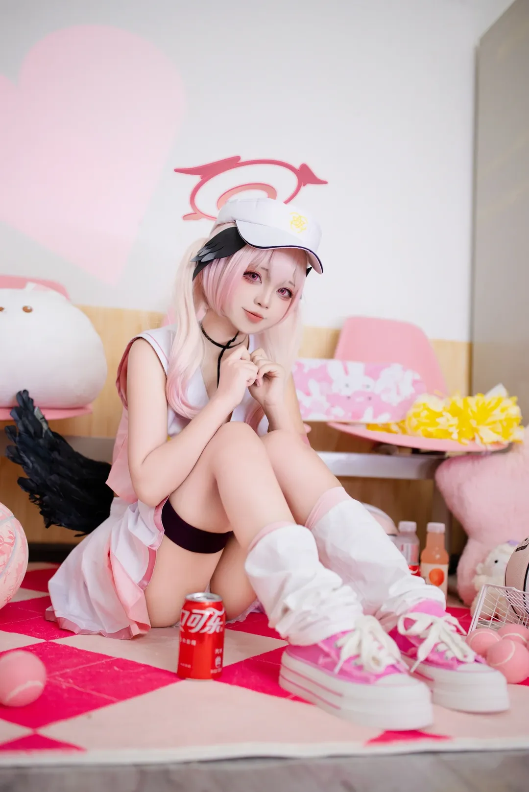 ブルーアーカイブ, 二次元コスプレ, 下江コハル コスプレ, チアリーダー衣装, 撮影スタジオの共有 - 3枚目