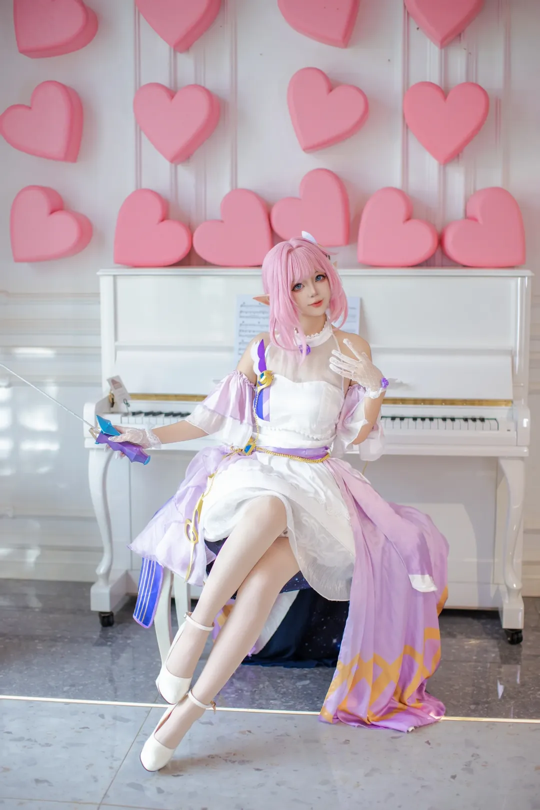 爱莉希雅cos, 崩坏3, 二次元, cosplay, 音乐会