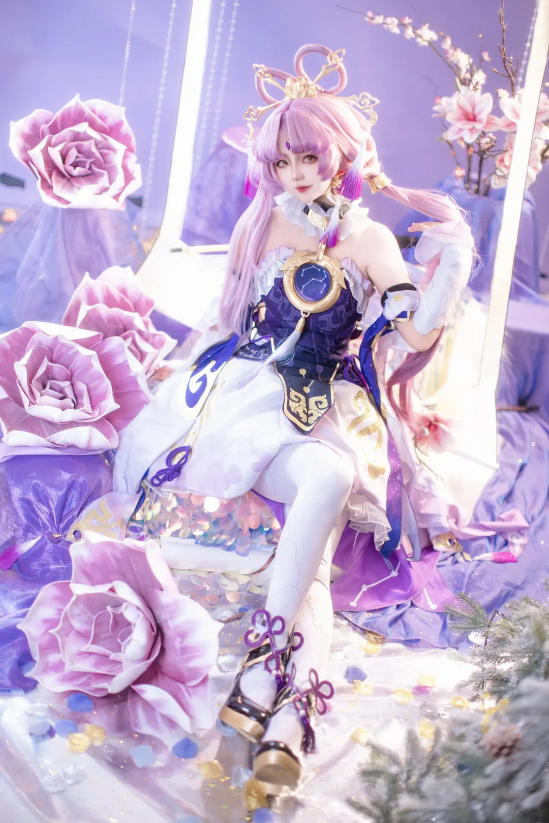 角色还原, 唯美摄影, 崩坏星穹铁道, 符玄cos, 符咒师 - 第2张