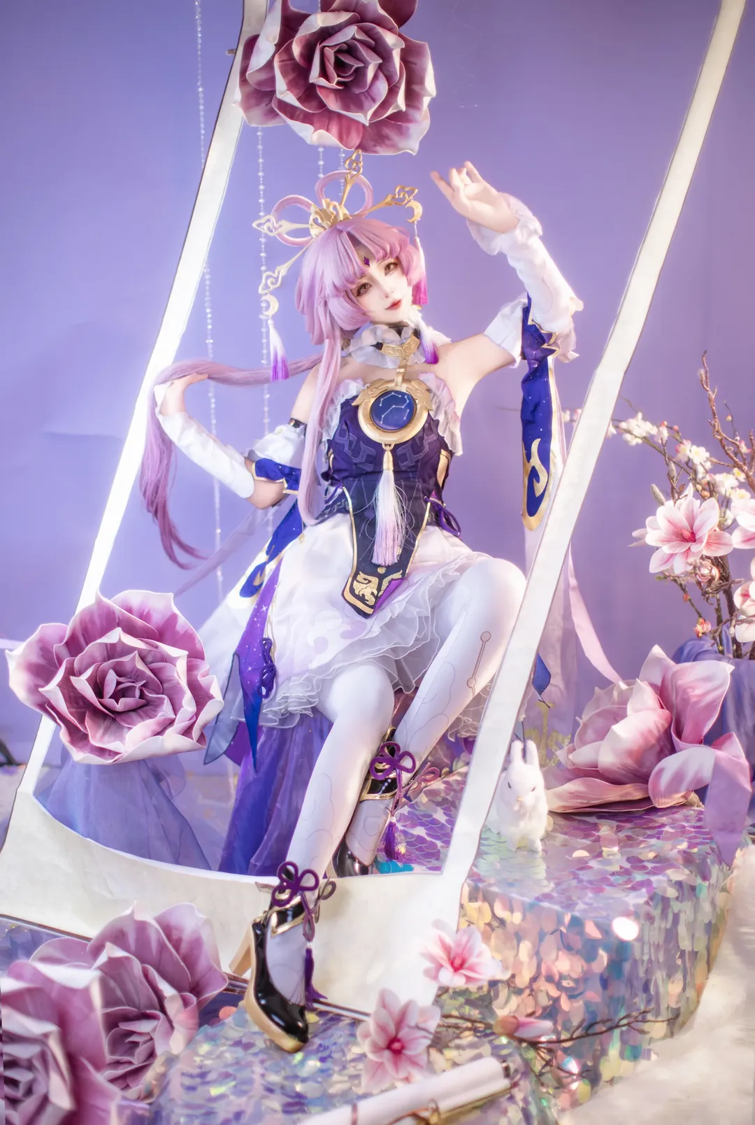 角色还原, 唯美摄影, 崩坏星穹铁道, 符玄cos, 符咒师 - 第4张