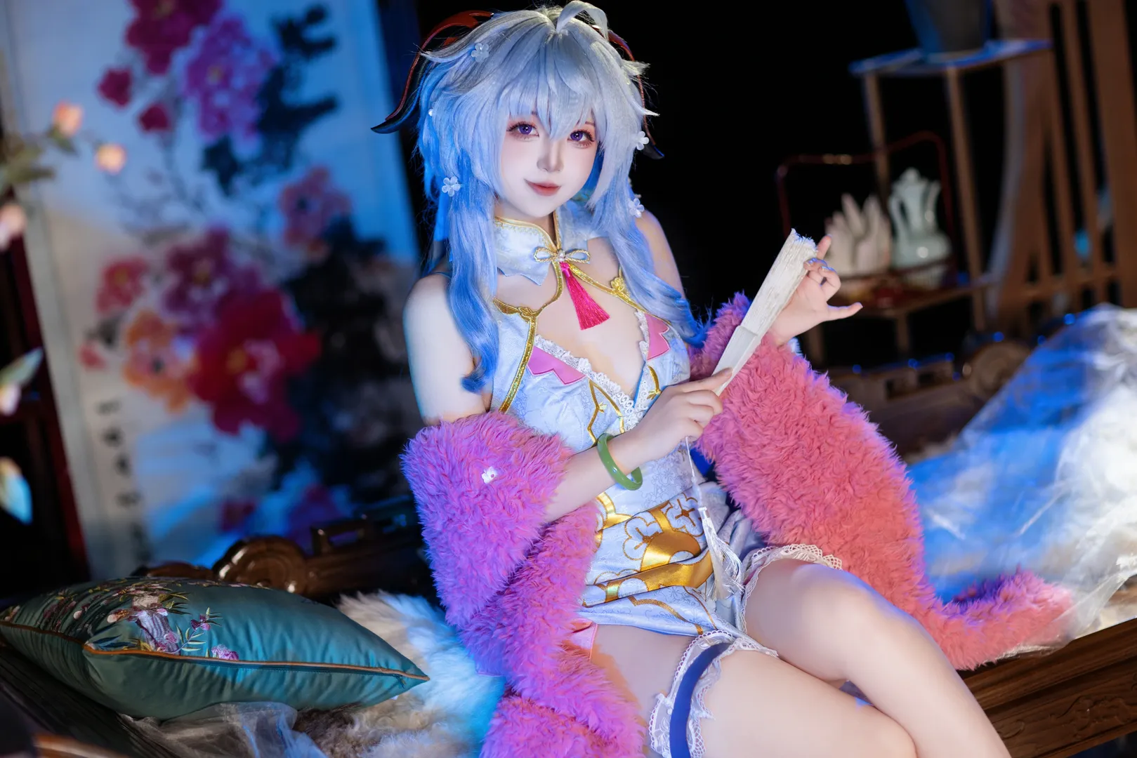 甘雨cos, cosplay摄影, 国风旗袍, 二次元写真, 国风造型 - 第3张