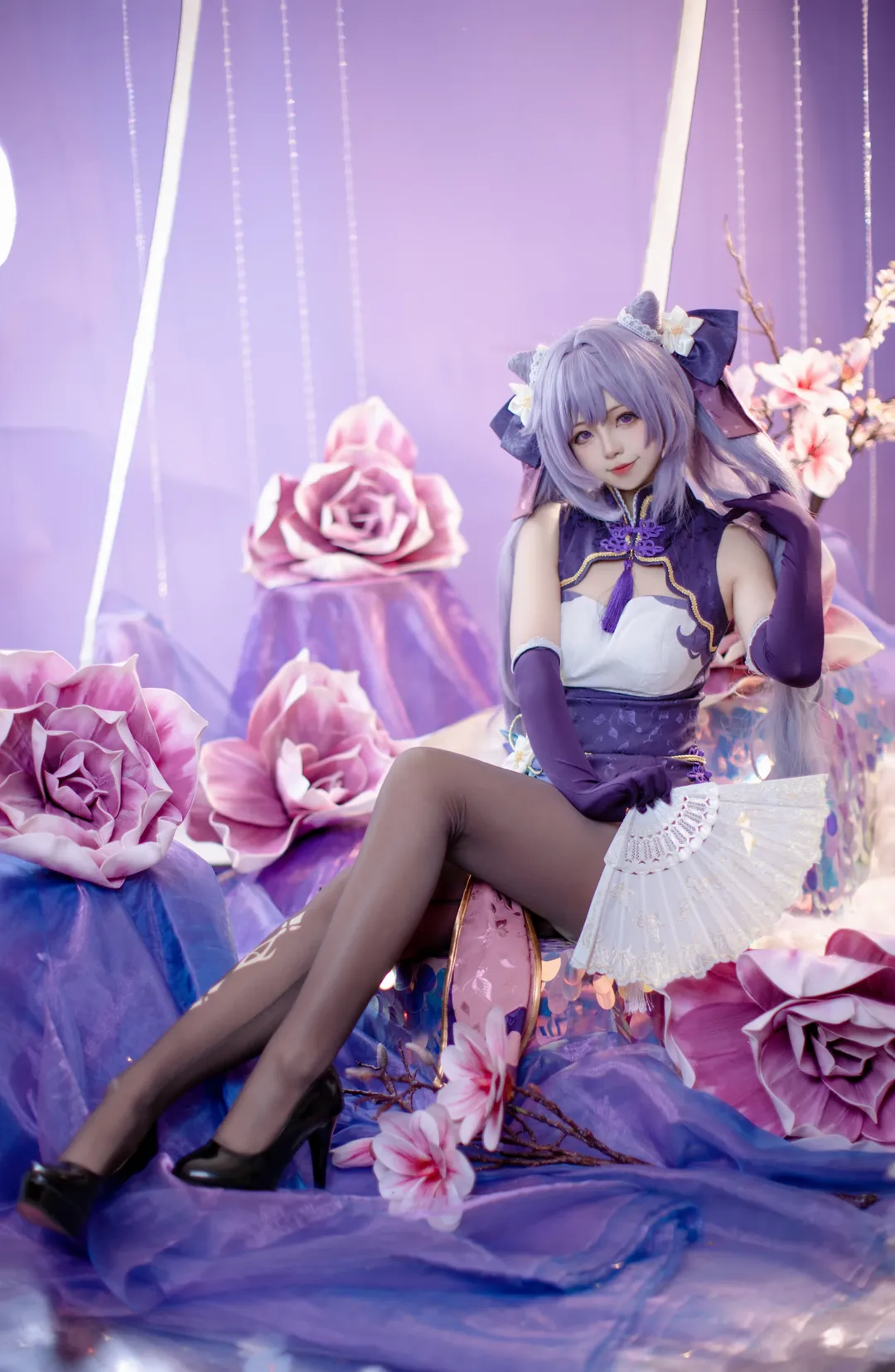 Cosplay, Genshin Impact, Aesthetic photography, Keqing cosplay, Hanfu style