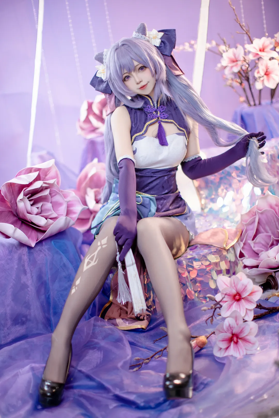 コスプレ, 原神, 美的写真, 刻晴コスプレ, 漢服風 - 2枚目