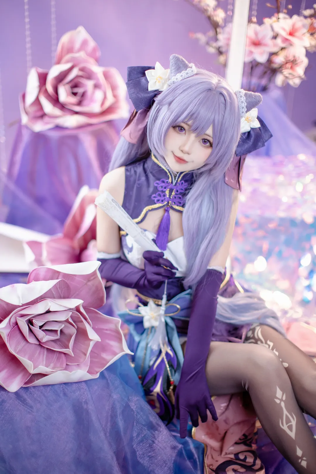 コスプレ, 原神, 美的写真, 刻晴コスプレ, 漢服風 - 4枚目