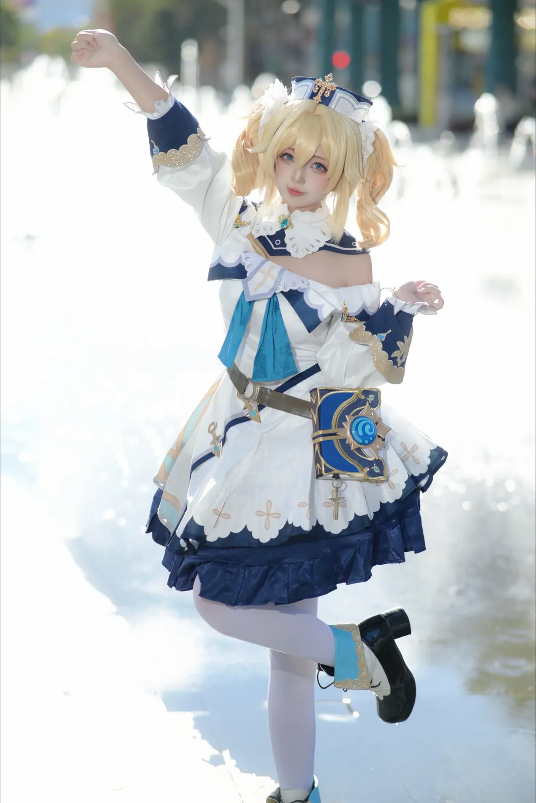 治愈系, 唯美摄影, cosplay, 芭芭拉cos, 户外摄影 - 第3张