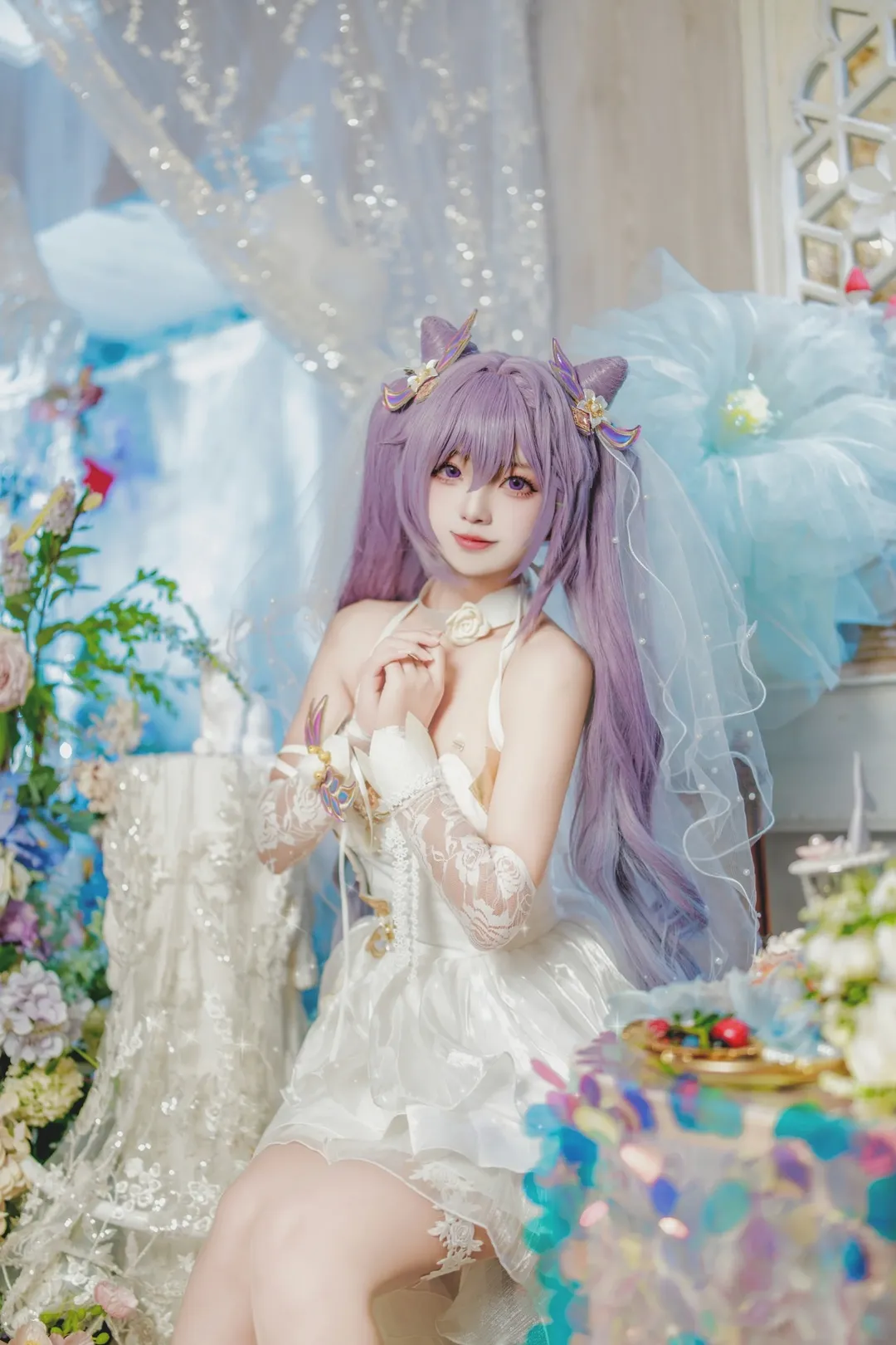 ロールプレイ, 二次元, 原神, 花嫁コスプレ, 刻晴コスプレ - 2枚目