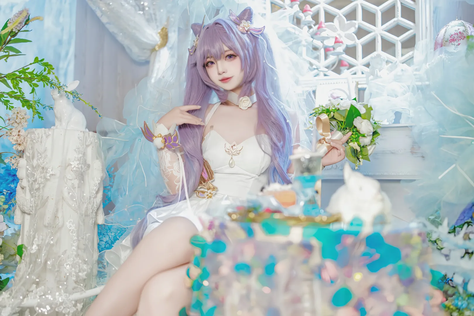ロールプレイ, 二次元, 原神, 花嫁コスプレ, 刻晴コスプレ - 4枚目
