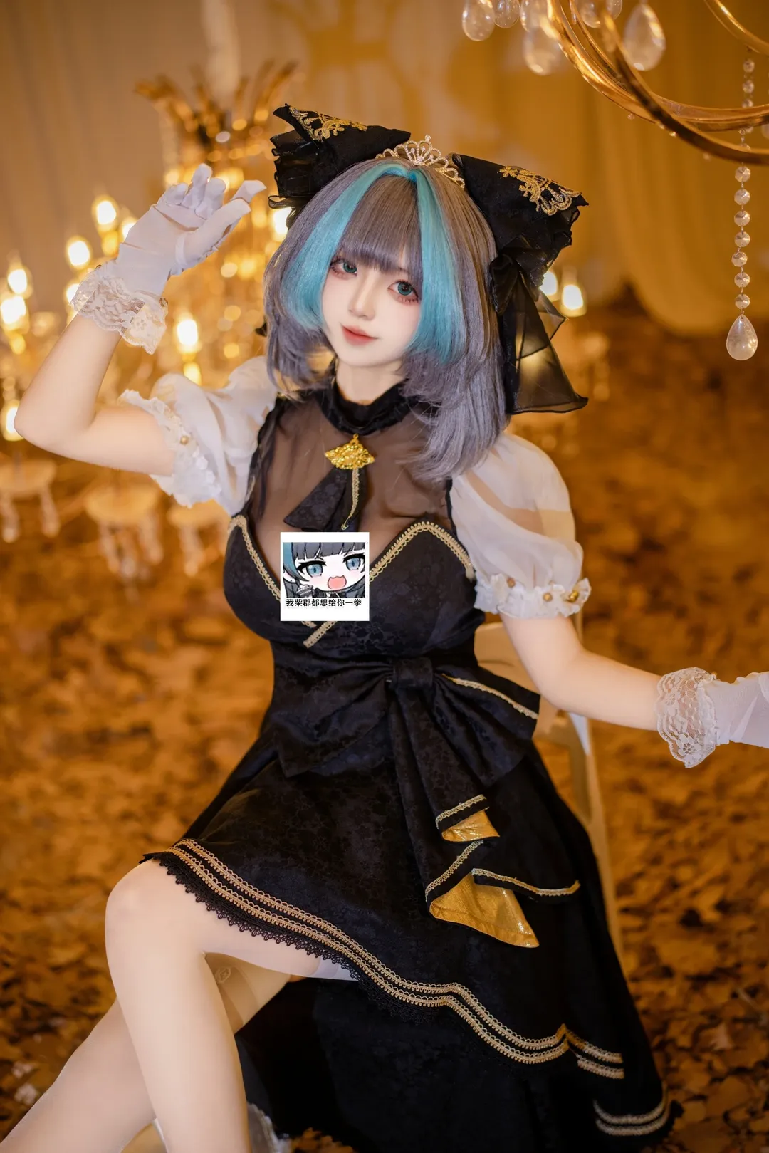 柴郡cos, 碧蓝航线, cosplay摄影, 二次元穿搭, 音乐会礼服 - 第3张