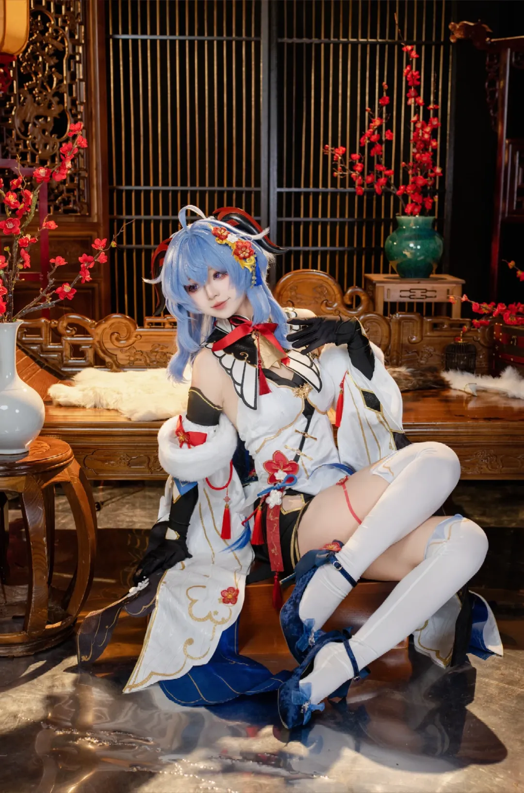 原神, 甘雨cos, cosplay摄影, 古风汉元素, 二次元ootd - 第1张